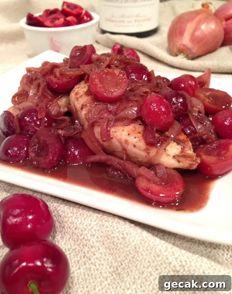 Cherry Wine Chicken with Cherry Sauce Recipe 4 IMG_4576