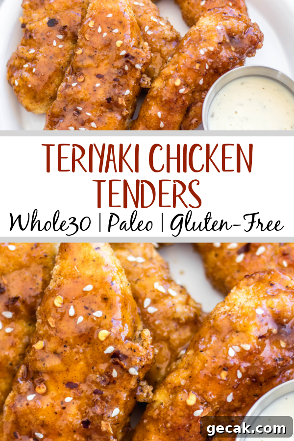Teriyaki chicken tenders hidden