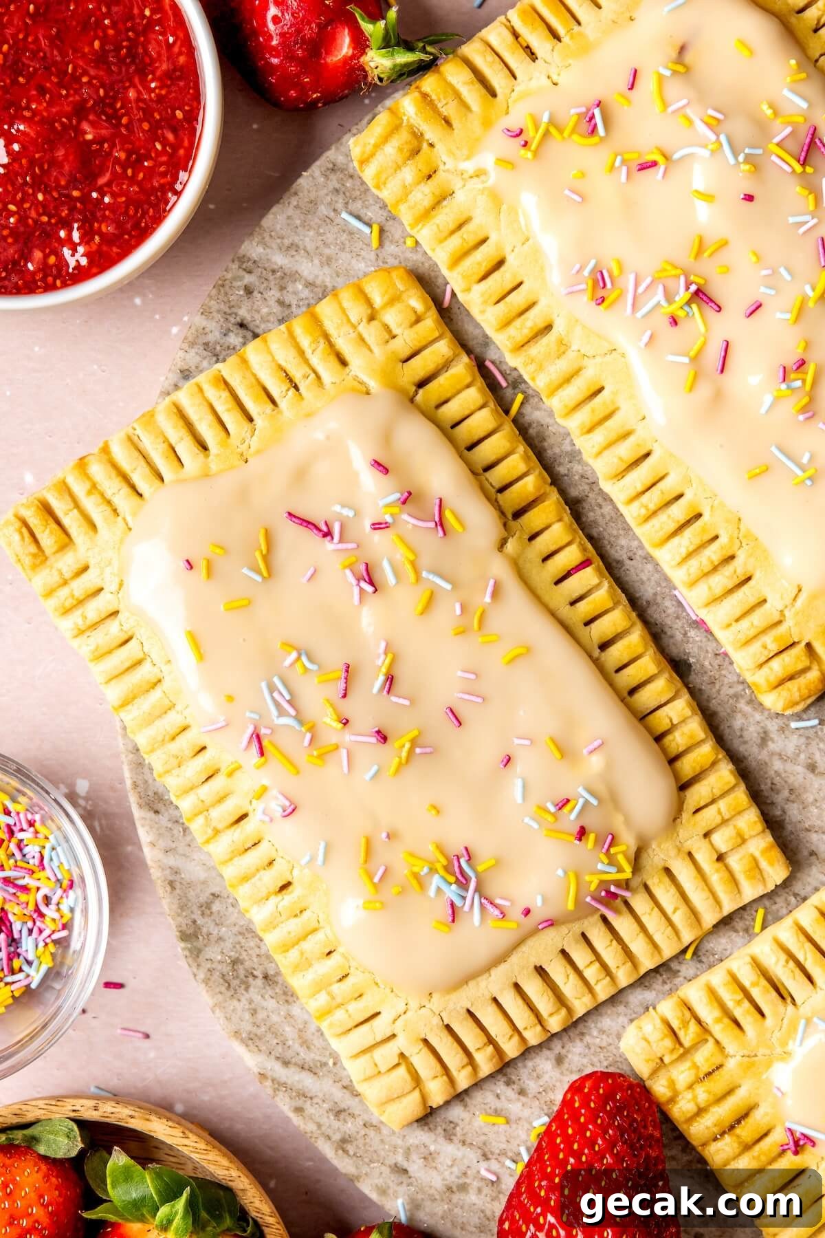 Gluten-Free Strawberry Pop Tarts - Olivia Adriance