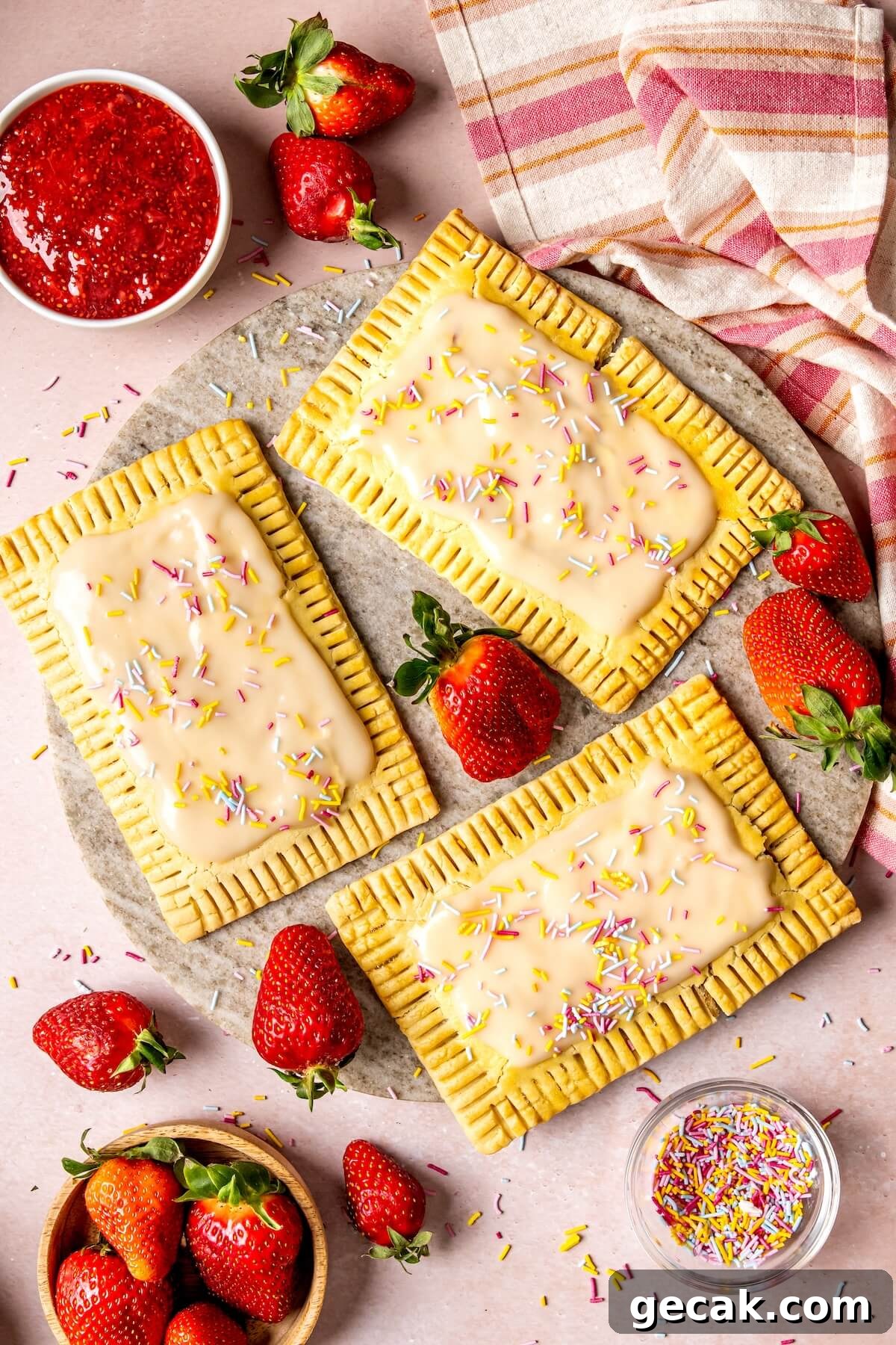 Gluten-Free Strawberry Pop Tarts - Olivia Adriance