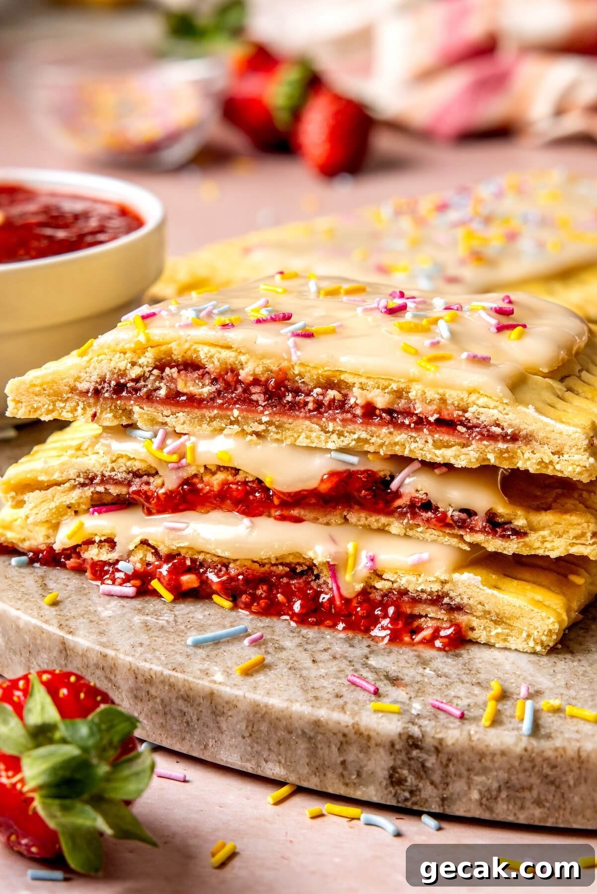 Gluten-Free Strawberry Pop Tarts - Olivia Adriance