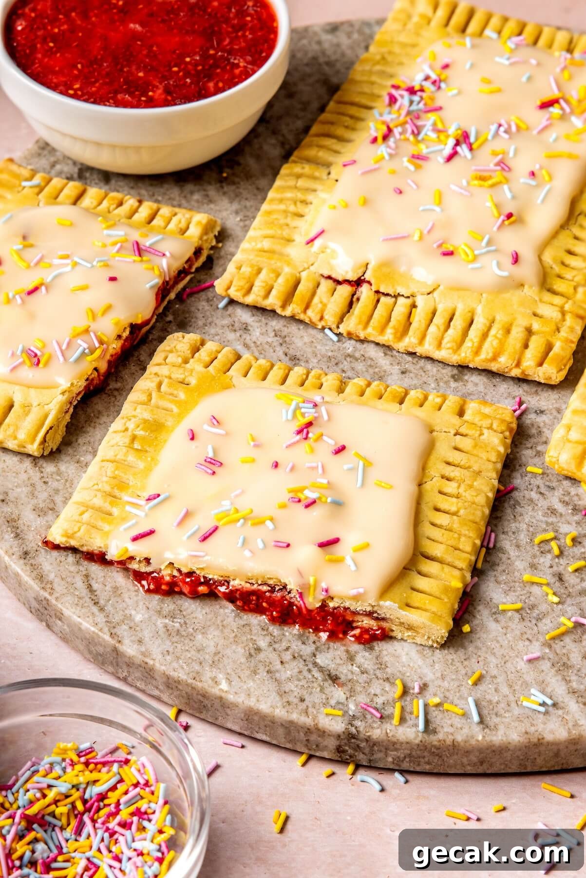 Gluten-Free Strawberry Pop Tarts - Olivia Adriance