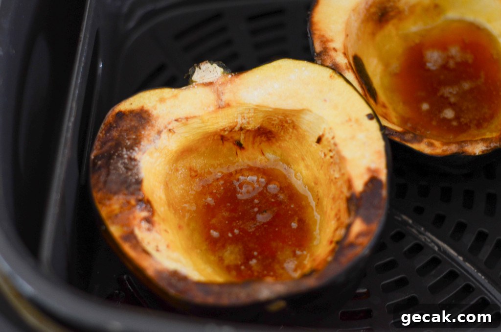 Crispy Air Fryer Acorn Squash Recipe for Quick Weeknight Sides 3 air fryer acorn squash